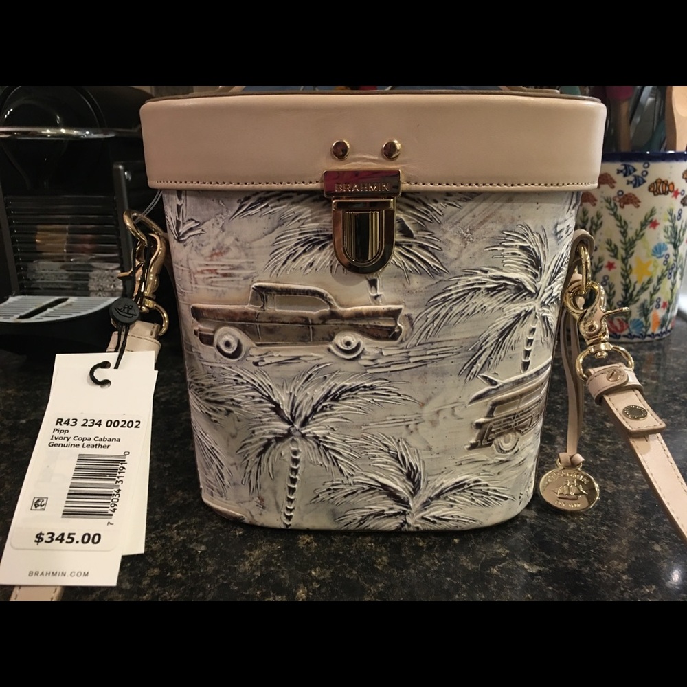 Brahmin Handbag - Ivory Copa Cabana - Leather- NWT